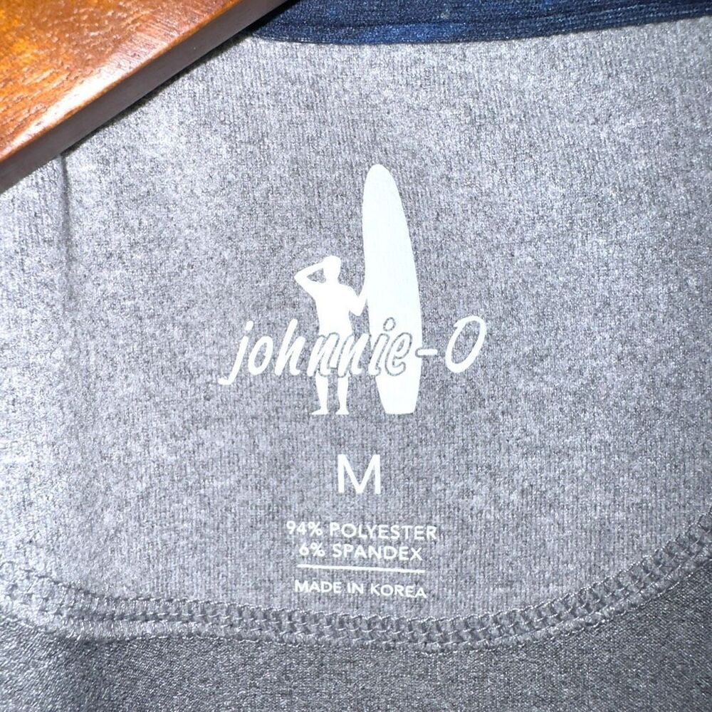 Johnnie-O Navy Blue 1/4 Zip Golf Sweater Men’s Sz M - Picture 3 of 8